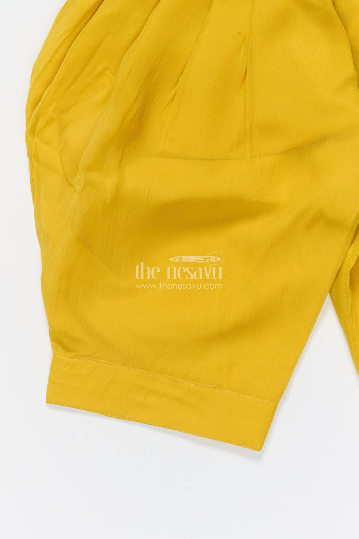 The Nesavu Girls Sharara / Plazo Set Girls Sharara Set for Wedding Functions and Ethnic Celebrations Nesavu Nesavu girls sharara outfit wedding functions ethnic celebrations sequin work