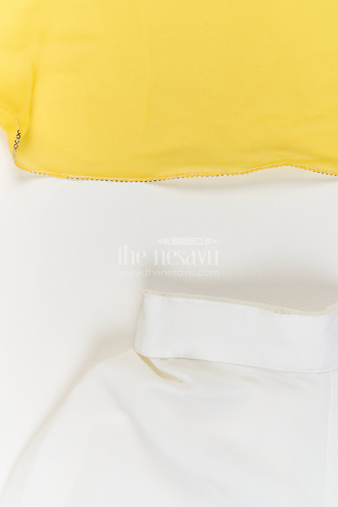 The Nesavu Girls Sharara / Plazo Set Girls Sharara Set in Yellow with Smart Tailoring Nesavu Nesavu Girls Sharara Set For Festive Occasion Dressing