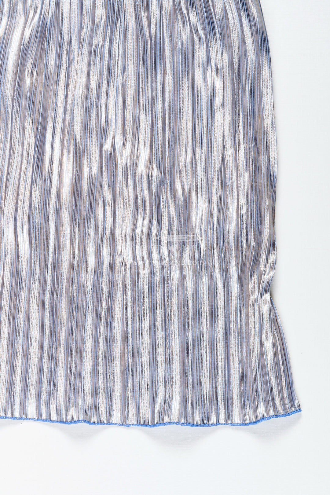 The Nesavu Girls Skirt Girls Shimmer Skirt for Party and Festive Dressing Nesavu Nesavu Girls Silver Shimmer Pleated Skirt Parties Dance Special Occasions