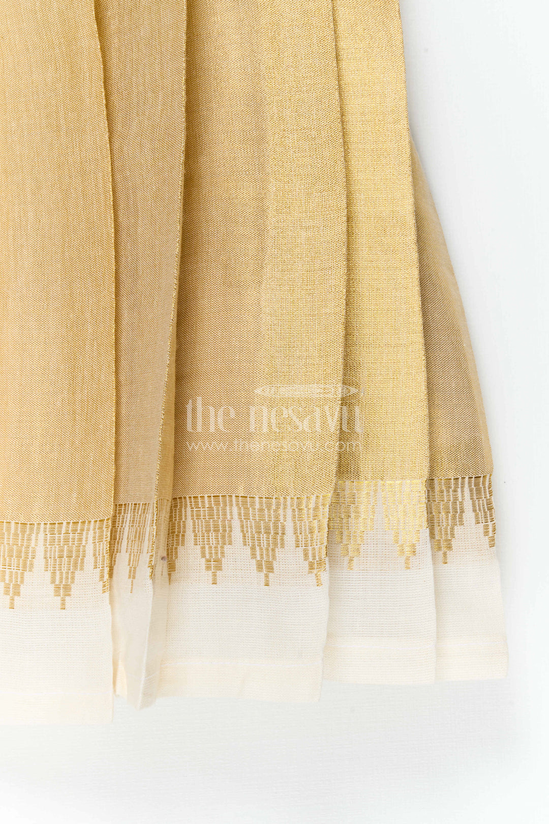 The Nesavu Tie-up Frock Girls Tissue Silk Frock for Festive Birthday Parties Nesavu Nesavu Girls Tissue Silk Tie Up Frock For Festive Birthdays And Family Celebrations
