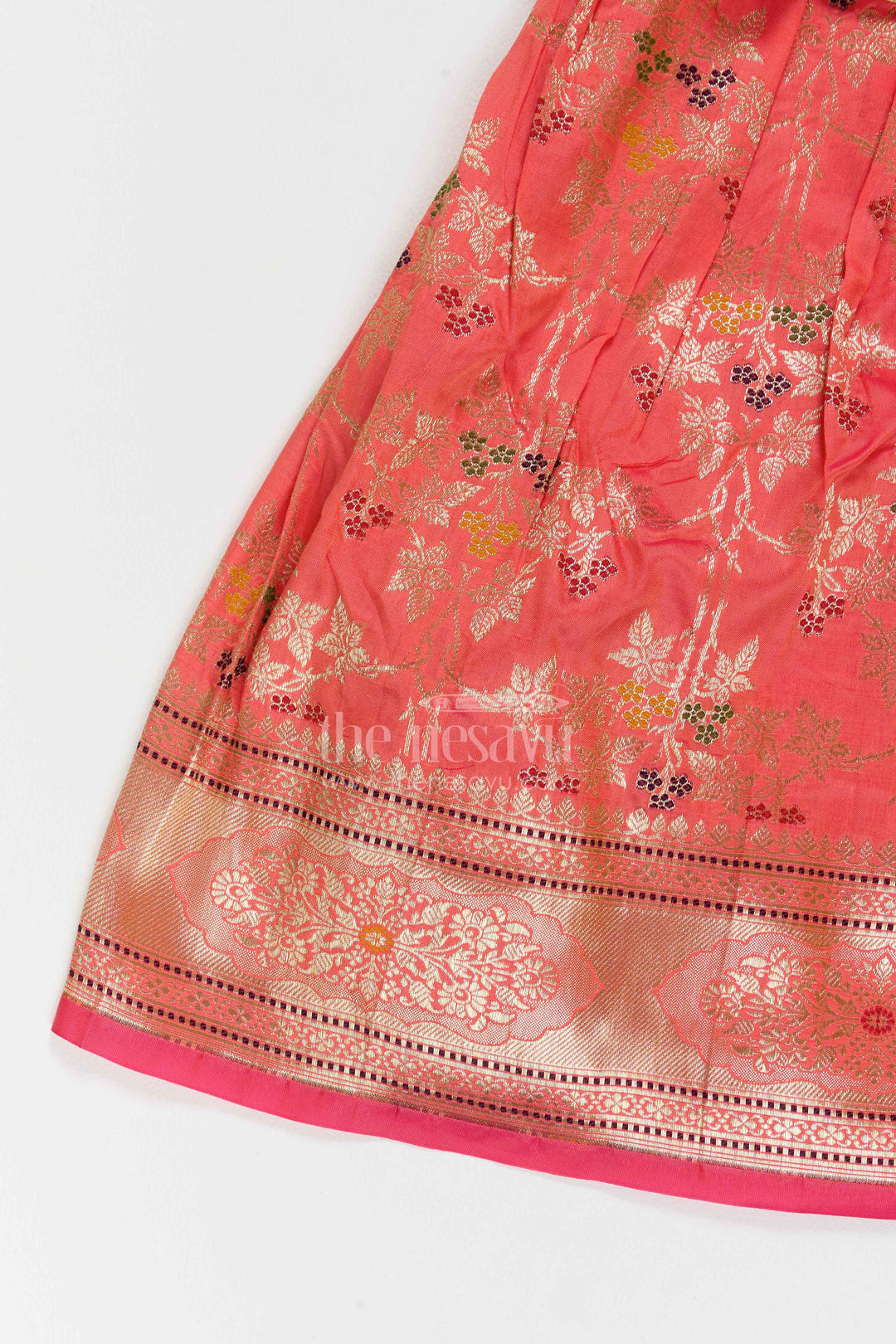 The Nesavu Pattu Pavadai Girls Traditional Pattu Pavadai for Weddings Poojas and Cultural Events Nesavu Nesavu Girls Traditional Pattu Pavadai For Weddings Poojas Cultural Events And Festive Family Celebrations