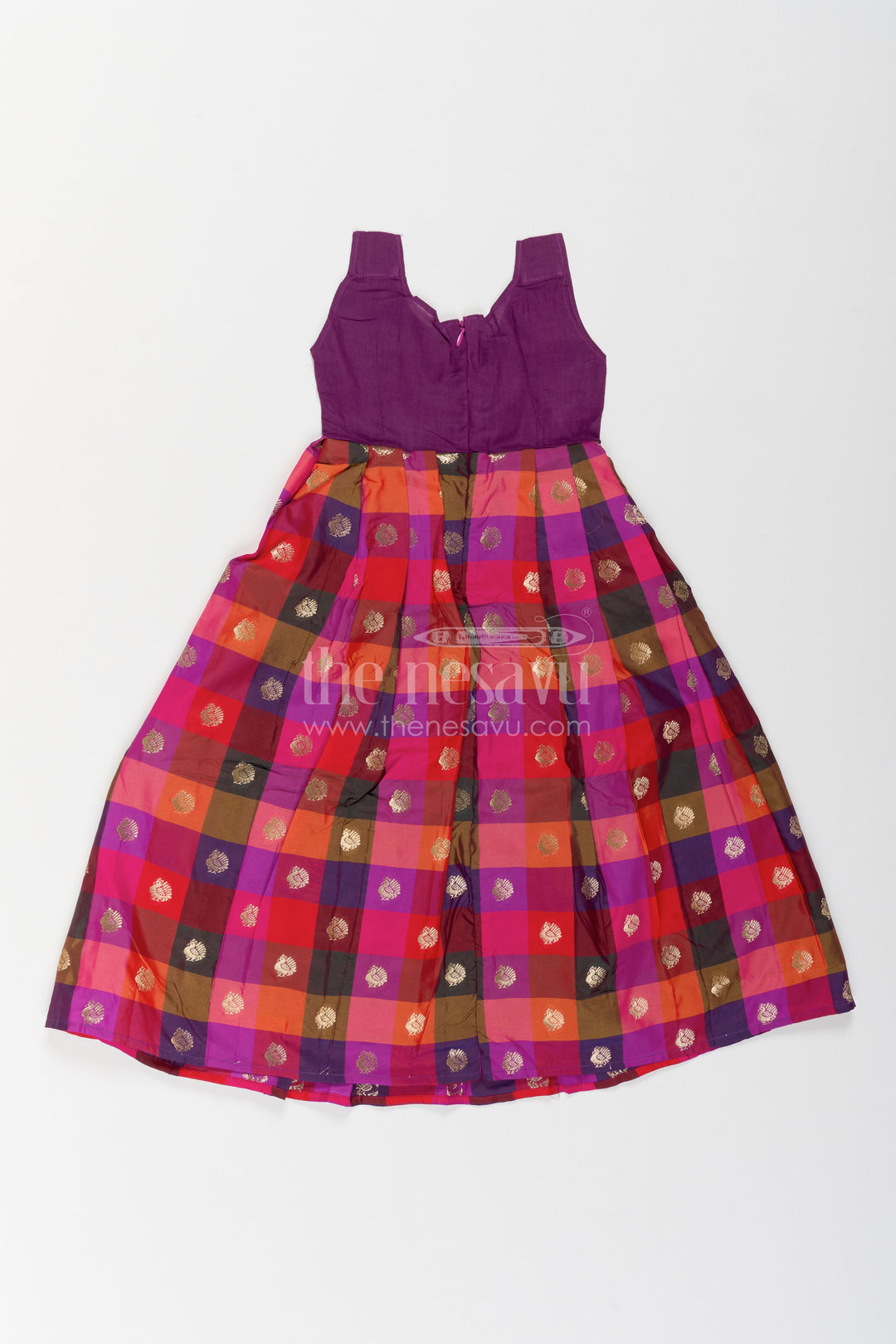 The Nesavu Pattu Pavadai Girls Traditional Pavadai Set for Weddings and Family Functions Nesavu Nesavu Girls Traditional Pavadai Set For Weddings Poojas Family Functions And Festive Celebrations