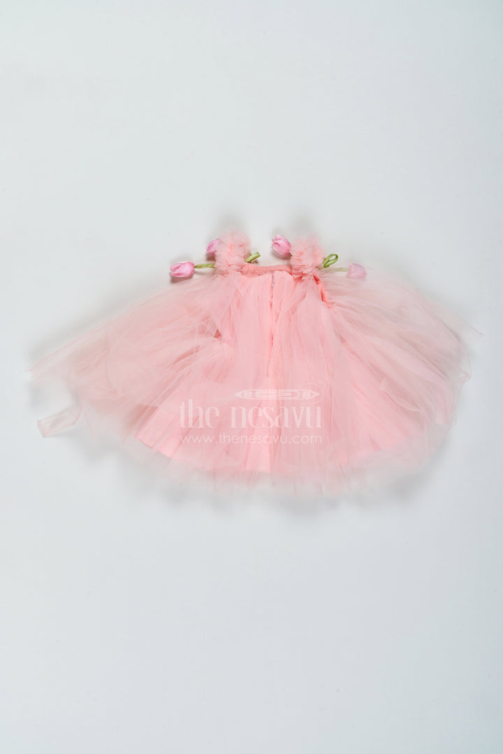 The Nesavu Girls Fancy Party Frock Girls Tulip Frock for Birthday Parties and Twirl Celebrations Nesavu Nesavu Girls Tulip Net Frock For Birthday Parties Twirl Celebrations Garden Events And Family Photoshoots