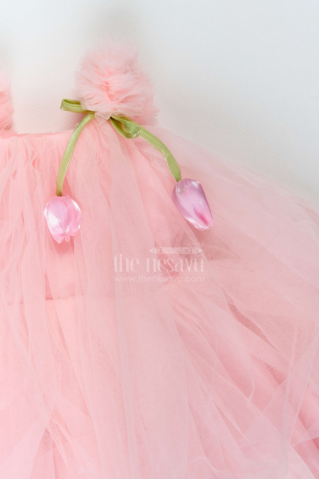 The Nesavu Girls Fancy Party Frock Girls Tulip Frock for Birthday Parties and Twirl Celebrations Nesavu Nesavu Girls Tulip Net Frock For Birthday Parties Twirl Celebrations Garden Events And Family Photoshoots