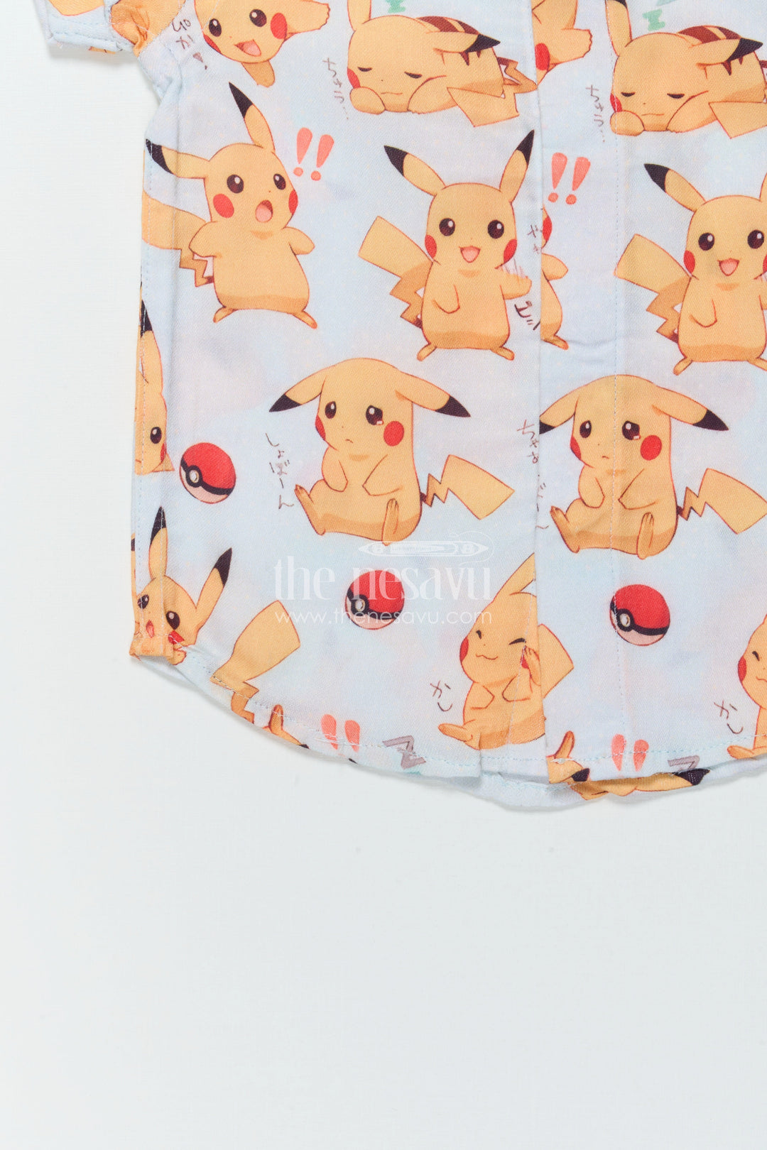 The Nesavu Boys Linen Shirt Kids Cartoon Print Shirt for Birthdays and Casual Wear Nesavu Nesavu kids linen shirt with cartoon print for birthdays, casual outings, and playful style