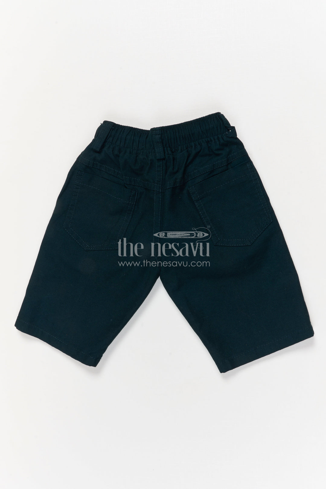 The Nesavu Boys Shorts Kids Cotton Shorts with Elastic Waistband and Playful Rabbit Print Nesavu Boys soft cotton shorts with rabbit print and drawstring waist – perfect for play