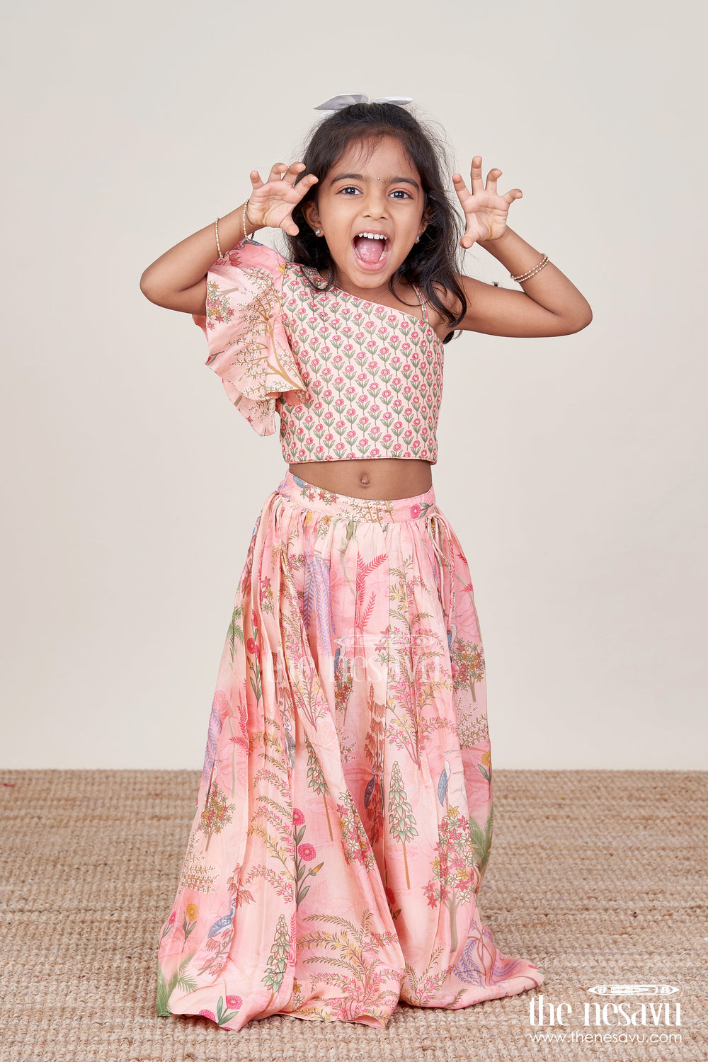 The Nesavu Girls Lehenga Choli Kids Lehenga Choli for Birthday Party and Festive Wear Nesavu Nesavu kids lehenga choli birthday parties festive celebrations weddings