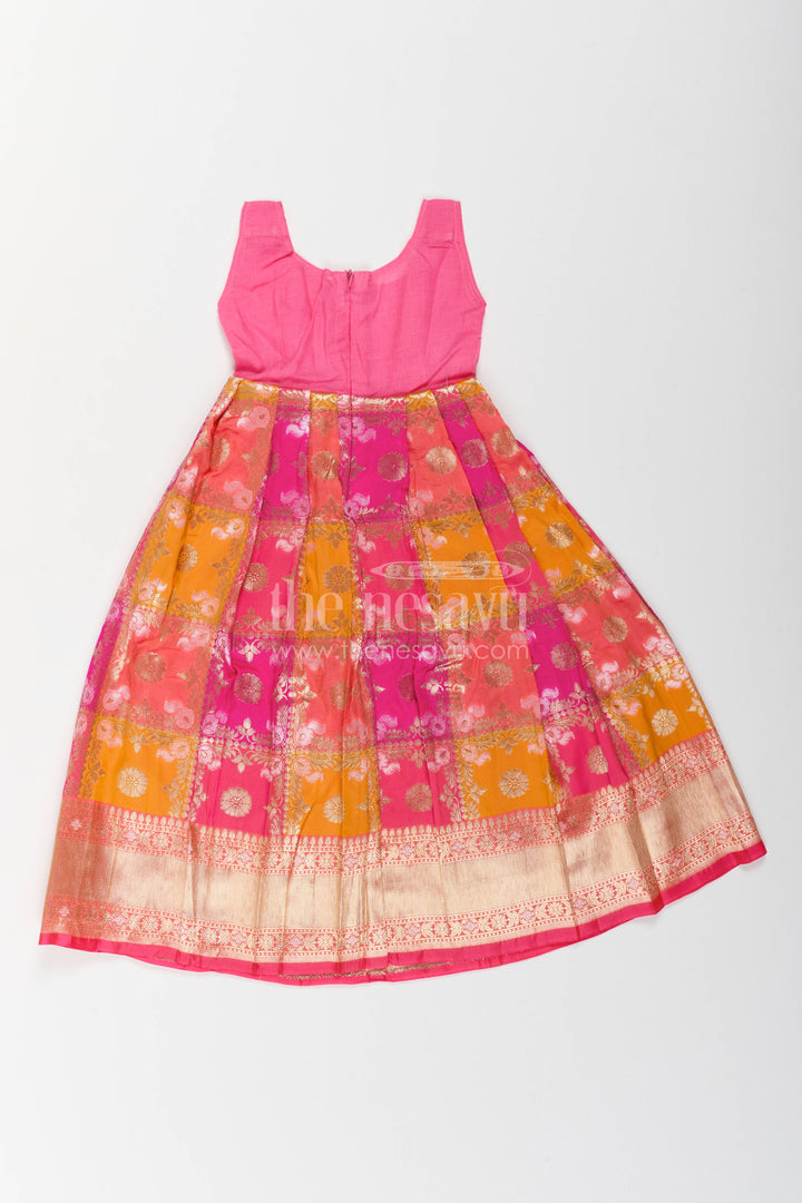 The Nesavu Pattu Pavadai Kids Pattu Pavadai for Festive Ceremonies and Cultural Events Nesavu Nesavu Kids Pattu Pavadai For Festive Ceremonies Temple Events And Traditional Family Celebrations