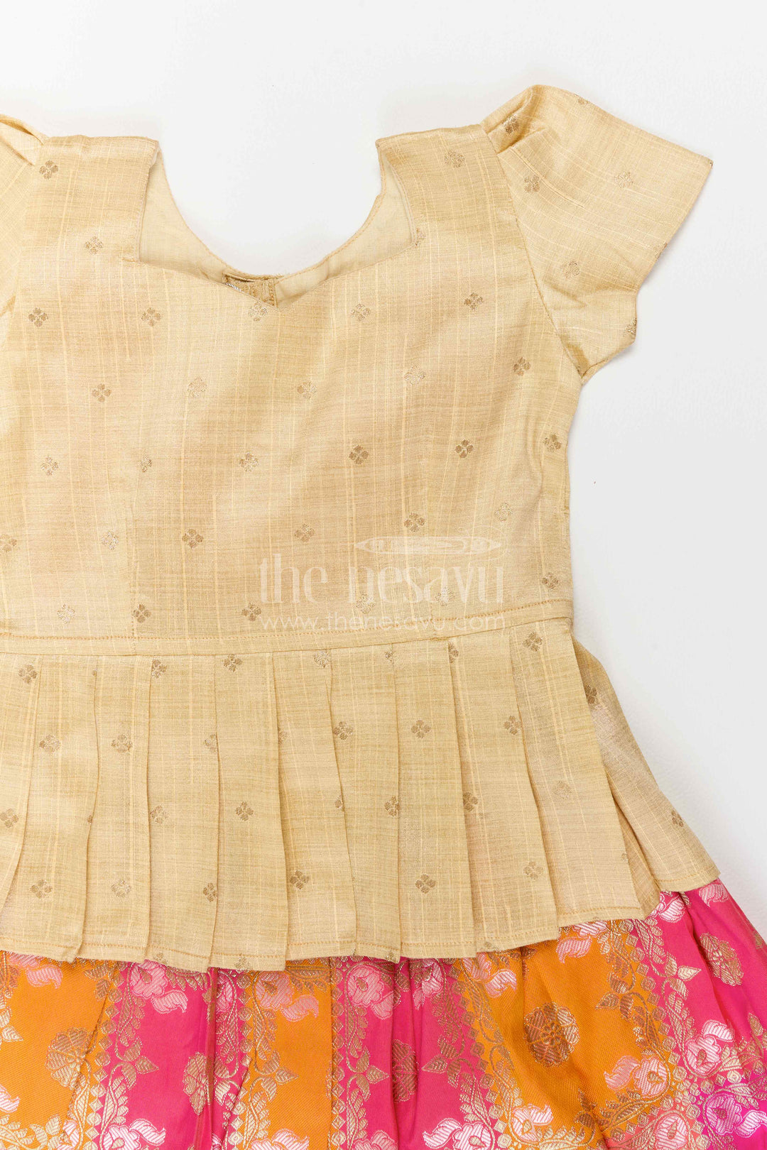 The Nesavu Pattu Pavadai Kids Pattu Pavadai for Festive Ceremonies and Cultural Events Nesavu Nesavu Kids Pattu Pavadai For Festive Ceremonies Temple Events And Traditional Family Celebrations