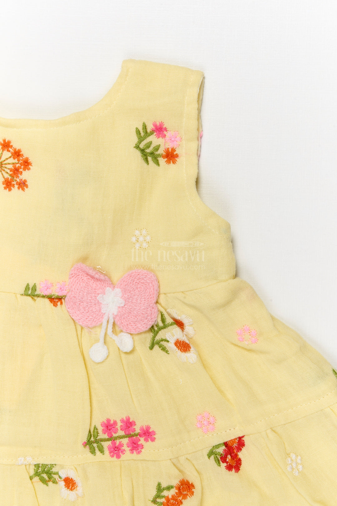 The Nesavu Baby Cotton Frocks Muslin Cotton Frock for Baby Girl&