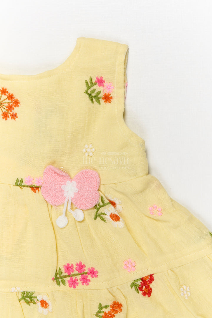 The Nesavu Baby Cotton Frocks Muslin Cotton Frock for Baby Girl&