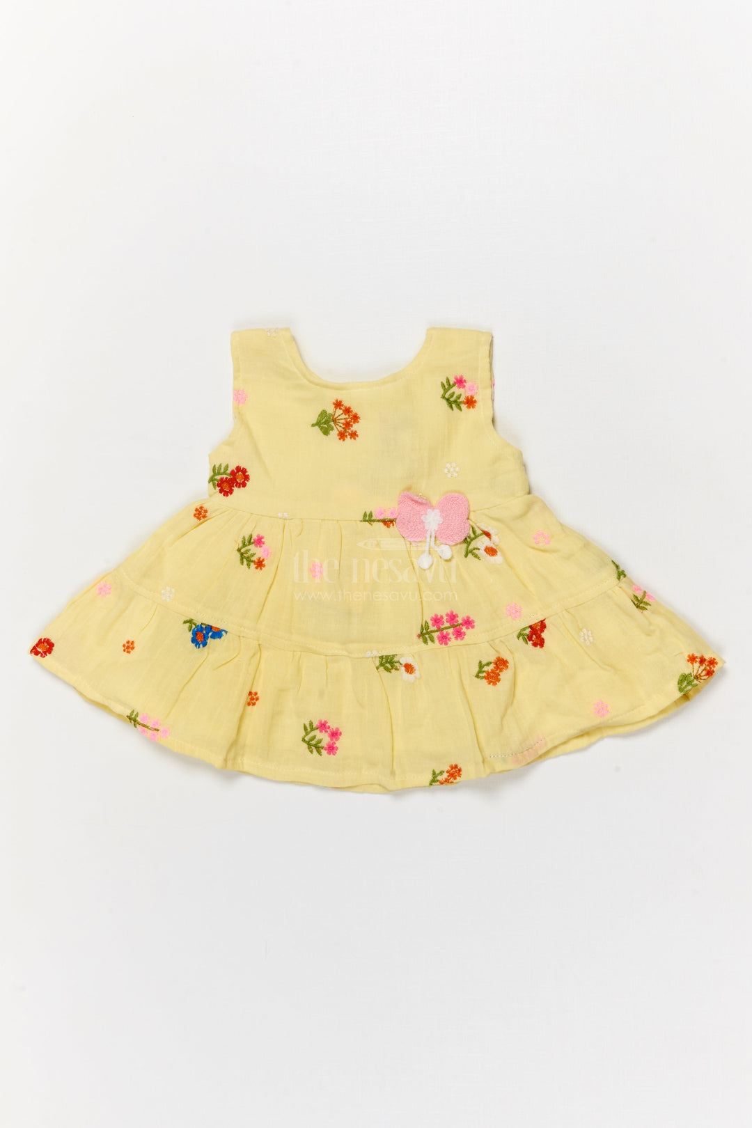 The Nesavu Baby Cotton Frocks Muslin Cotton Frock for Baby Girl&