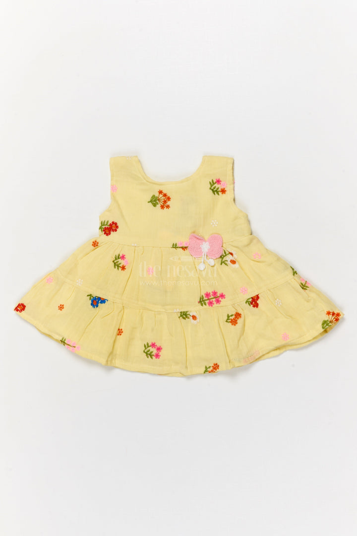 The Nesavu Baby Cotton Frocks Muslin Cotton Frock for Baby Girl&