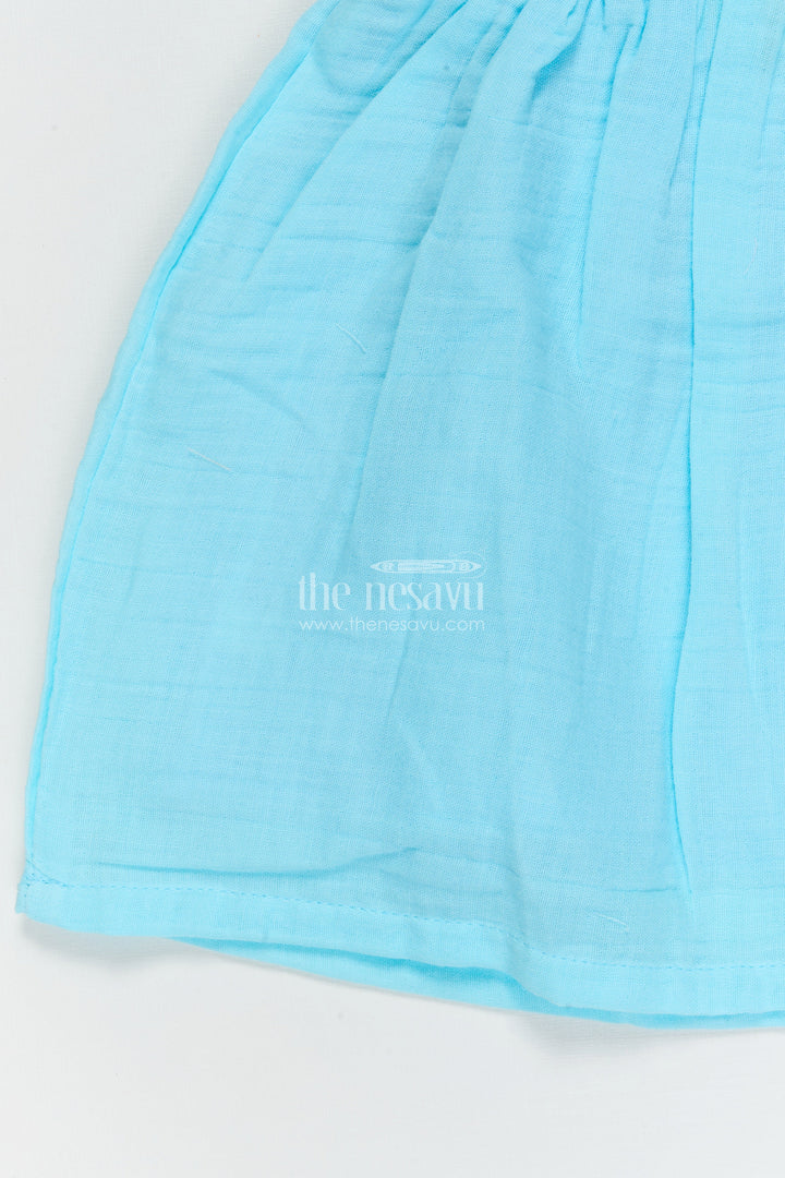 The Nesavu Girls Cotton Frock Muslin Cotton Frock for Baby Girls&
