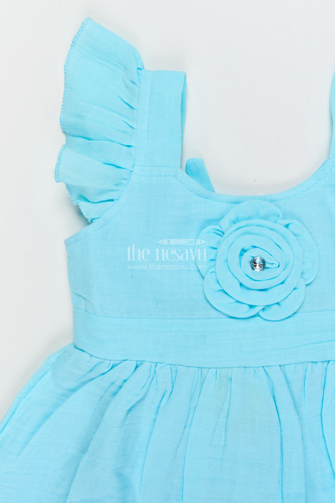 The Nesavu Girls Cotton Frock Muslin Cotton Frock for Baby Girls&