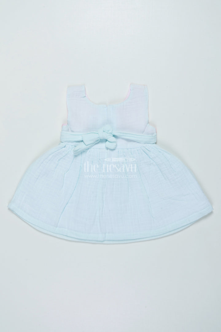 The Nesavu Baby Frocks Muslin Cotton Frock for Baby Girls for Summer Play and Daily Wear Nesavu Nesavu baby girl muslin cotton frock daily wear summer playtime comfort