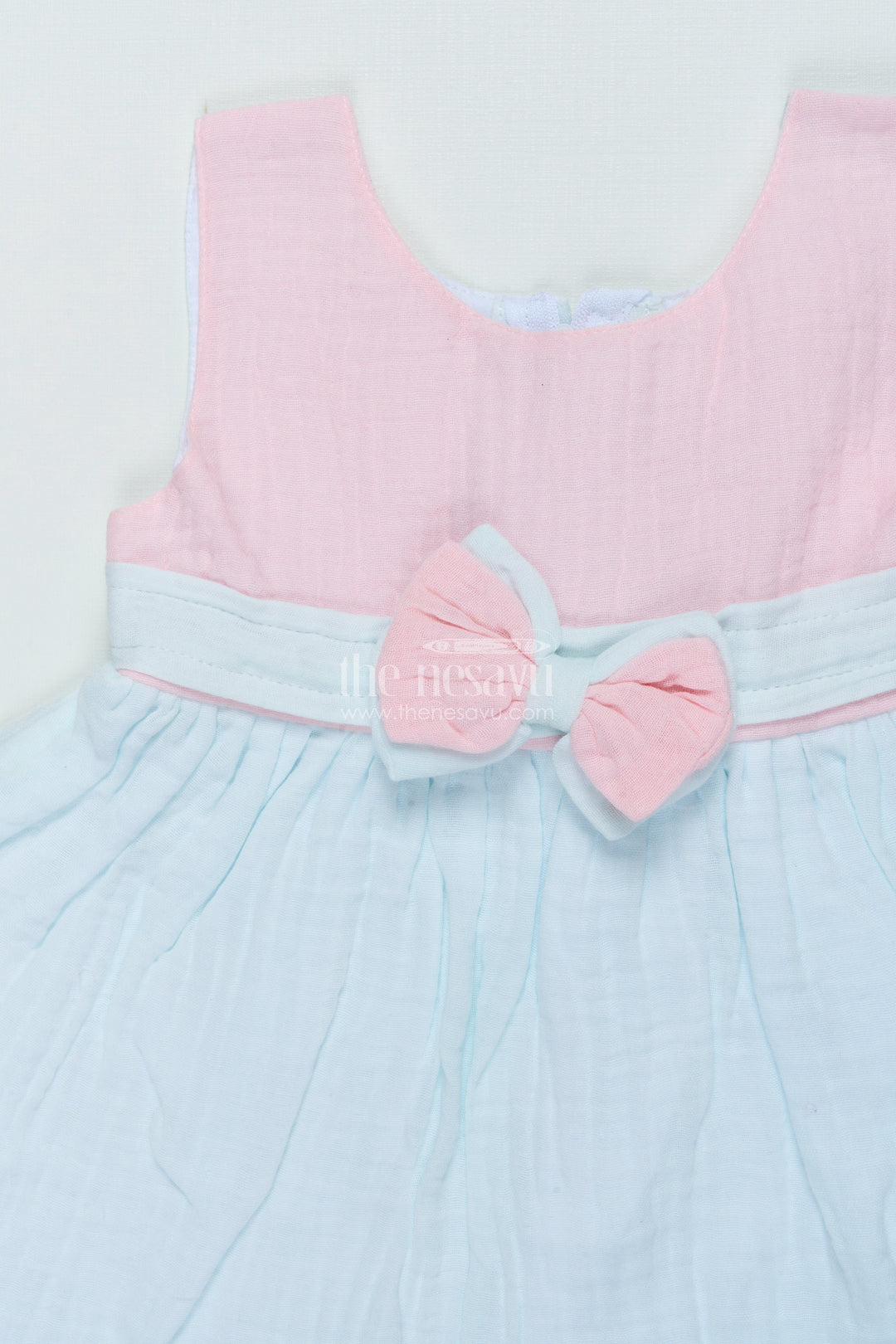 The Nesavu Baby Frocks Muslin Cotton Frock for Baby Girls for Summer Play and Daily Wear Nesavu Nesavu baby girl muslin cotton frock daily wear summer playtime comfort