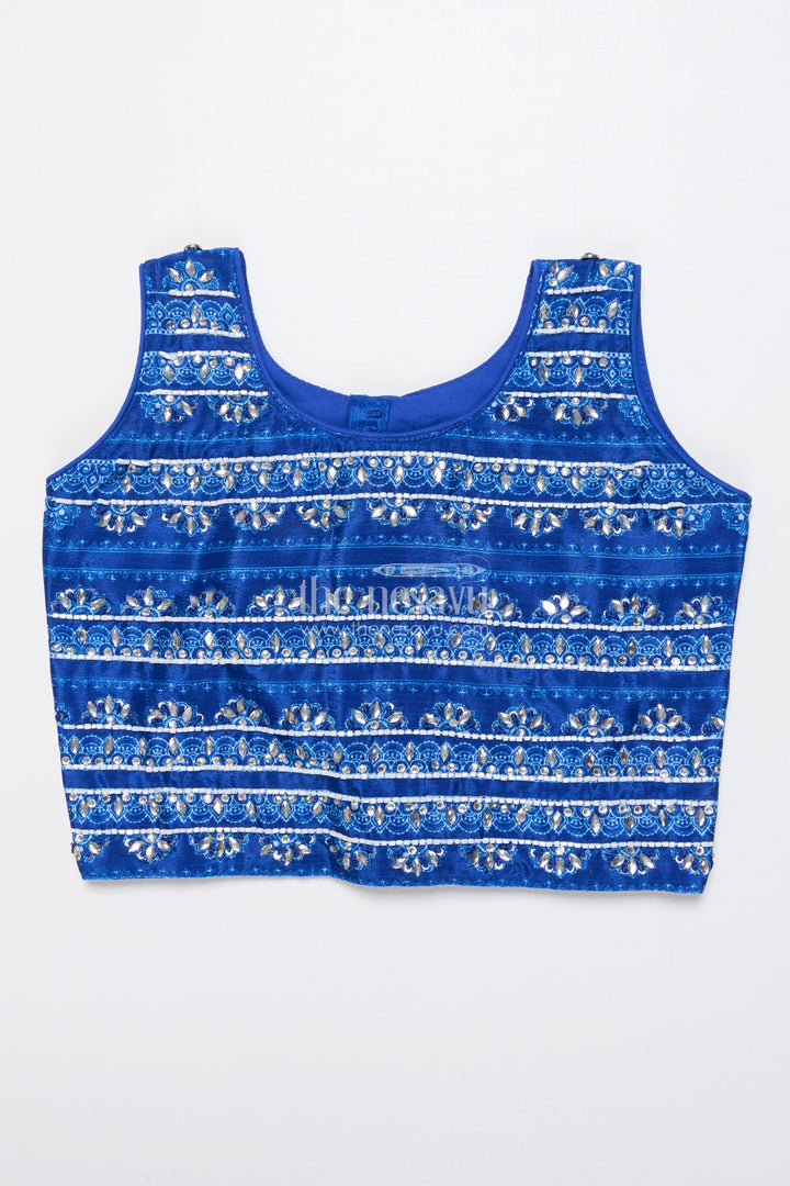 The Nesavu Girls Lehenga Choli Muslin Silk Lehenga Choli for Girls with Digital Print for Ethnic Day and Parties Nesavu Nesavu muslin silk lehenga choli girls digital print perfect ethnic day festive wear