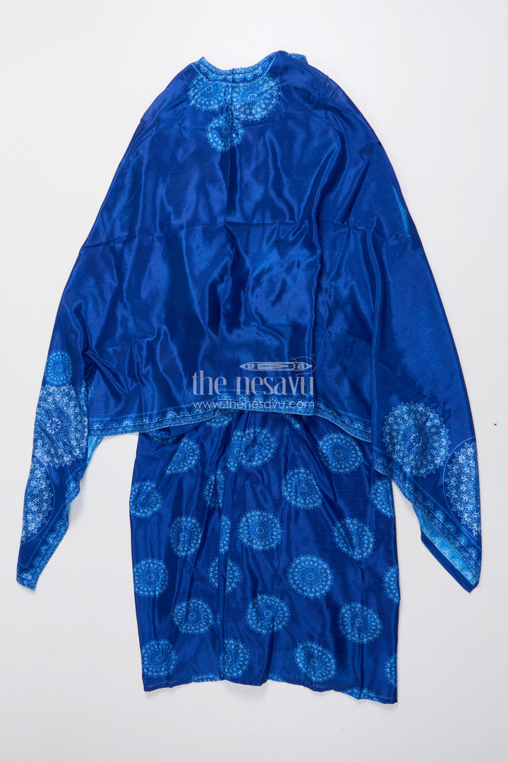 The Nesavu Girls Lehenga Choli Muslin Silk Lehenga Choli for Girls with Digital Print for Ethnic Day and Parties Nesavu Nesavu muslin silk lehenga choli girls digital print perfect ethnic day festive wear