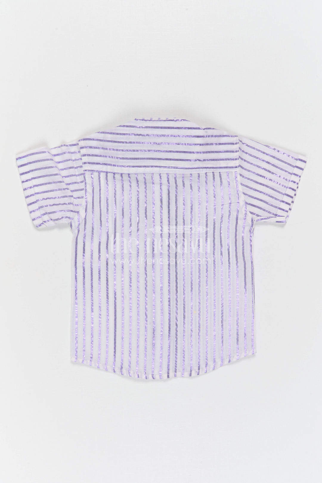 The Nesavu Boys Cotton Shirt Nesavu Boys Casual Cotton Striped Shirt for Holidays and Family Outings Nesavu Nesavu Boys Casual Cotton Striped Shirt For Holidays And Family Outings