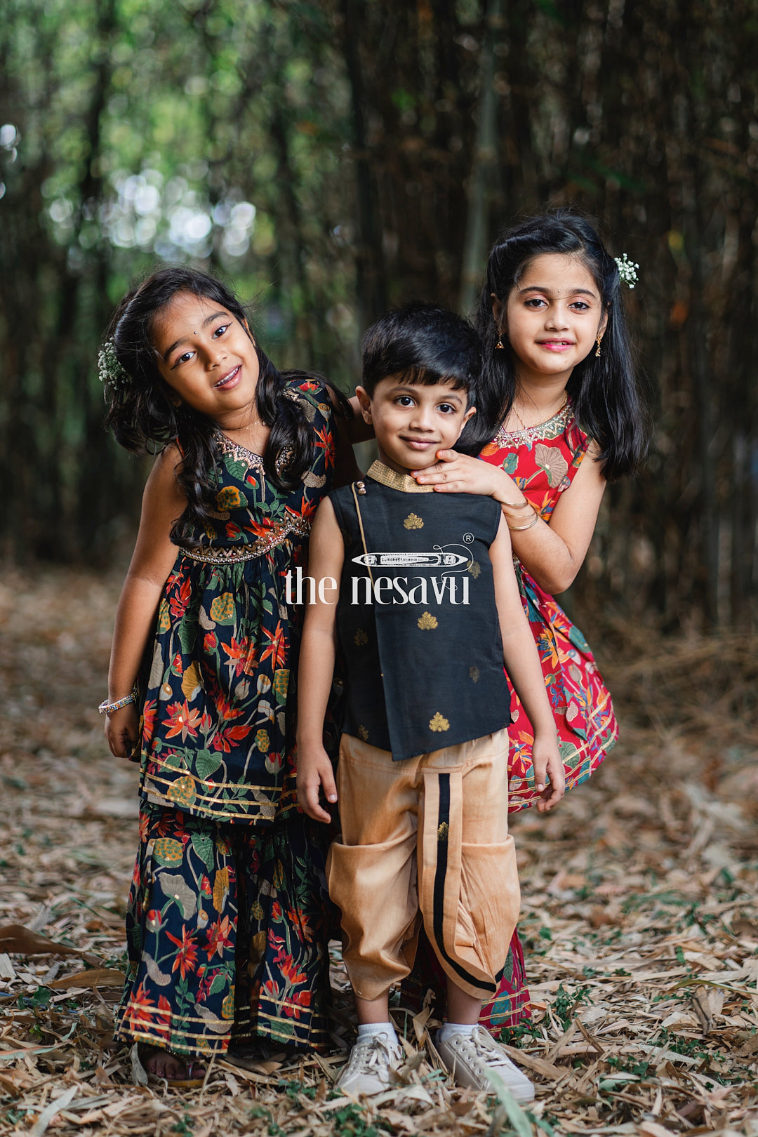 The Nesavu Girls Sharara / Plazo Set Nesavu Modal Silk Printed Sharara Plazo Dress Designs for Girls Diwali and Dussehra Special Nesavu Modal Silk Sharara Plazo Dress Designs for Girls Diwali and Dussehra Special | The Nesavu