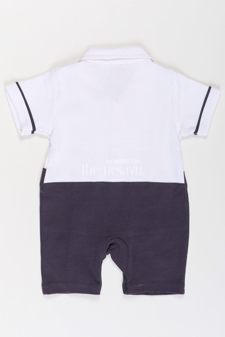 The Nesavu Baby Casual Sets Newborn Dungarees in Soft Cotton with Teddy Bear Details Nesavu Newborn Dungarees Teddy Bear Suspenders Cotton Comfort | The Nesavu