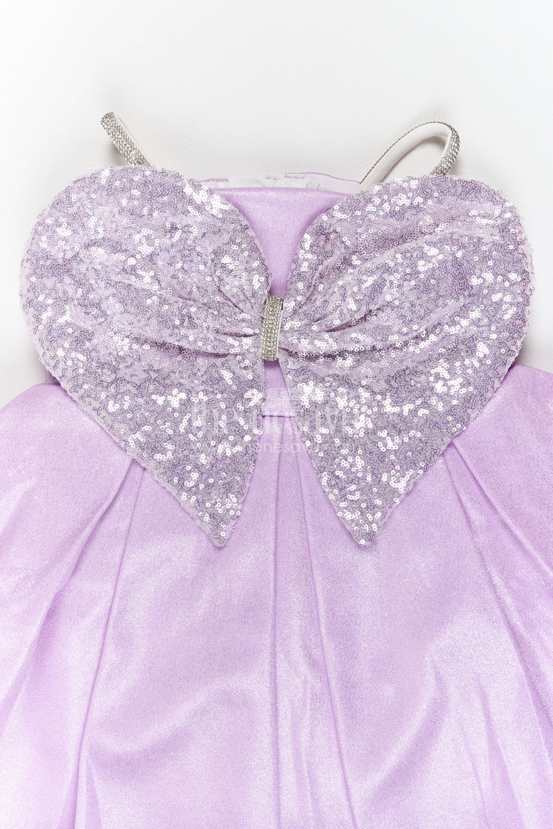 The Nesavu Girls Fancy Party Frock Party Dress for Girls with Sequin Work for Festive Occasions Nesavu Nesavu Party Dress For Girls In Purple With Sequin Work