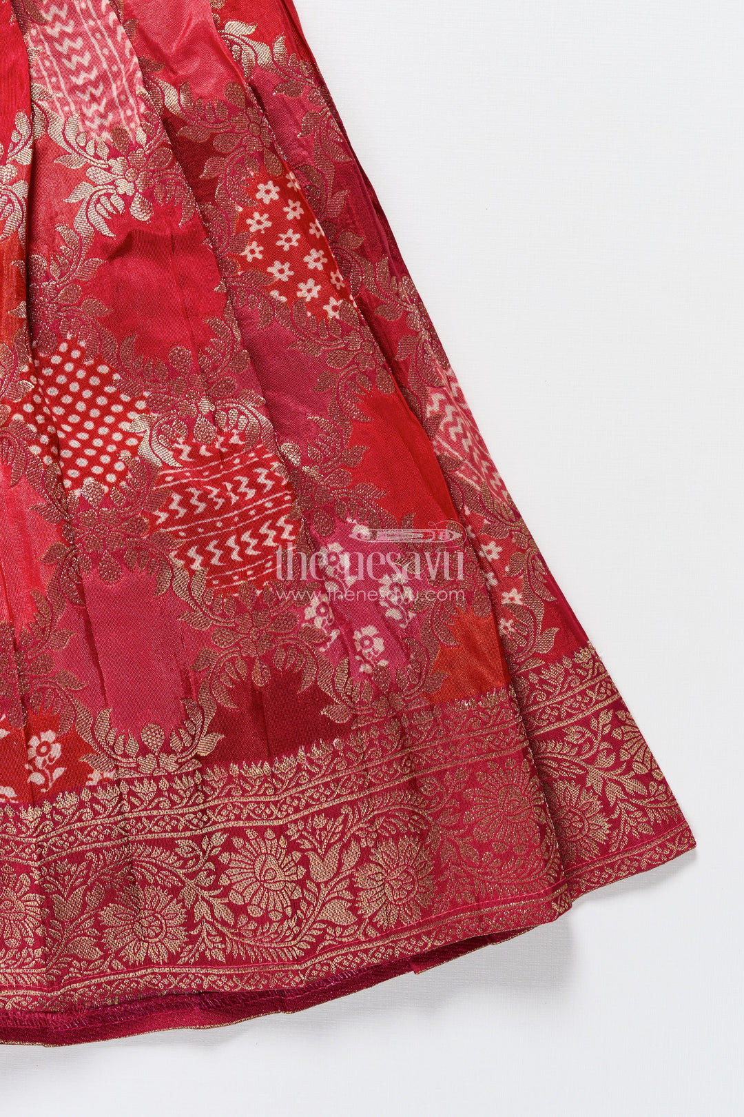 The Nesavu Pattu Pavadai Pattu Pavadai for Baby Girl for Weddings and Naming Ceremonies Nesavu Nesavu baby girl pattu pavadai banarasi silk naming ceremonies traditional weddings