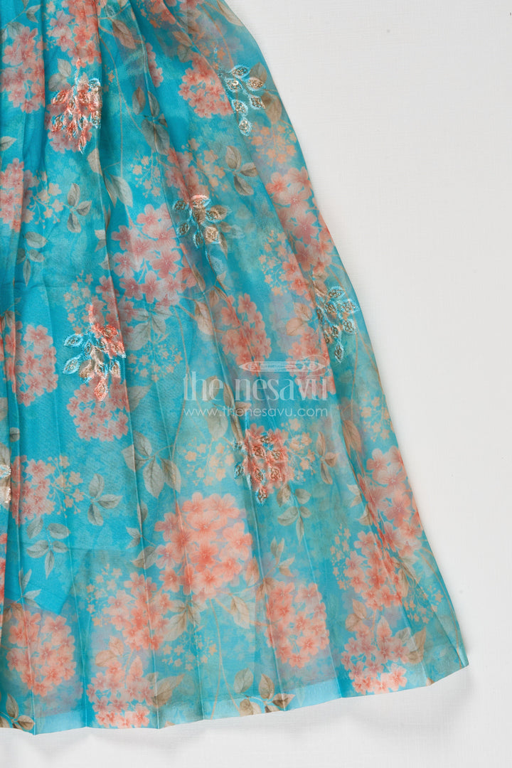 The Nesavu Pattu Pavadai Pattu Pavadai for Baby Girl’s Festive and Temple Occasions Nesavu Nesavu baby girl pattu pavadai tissue silk raw silk yoke traditional festivals