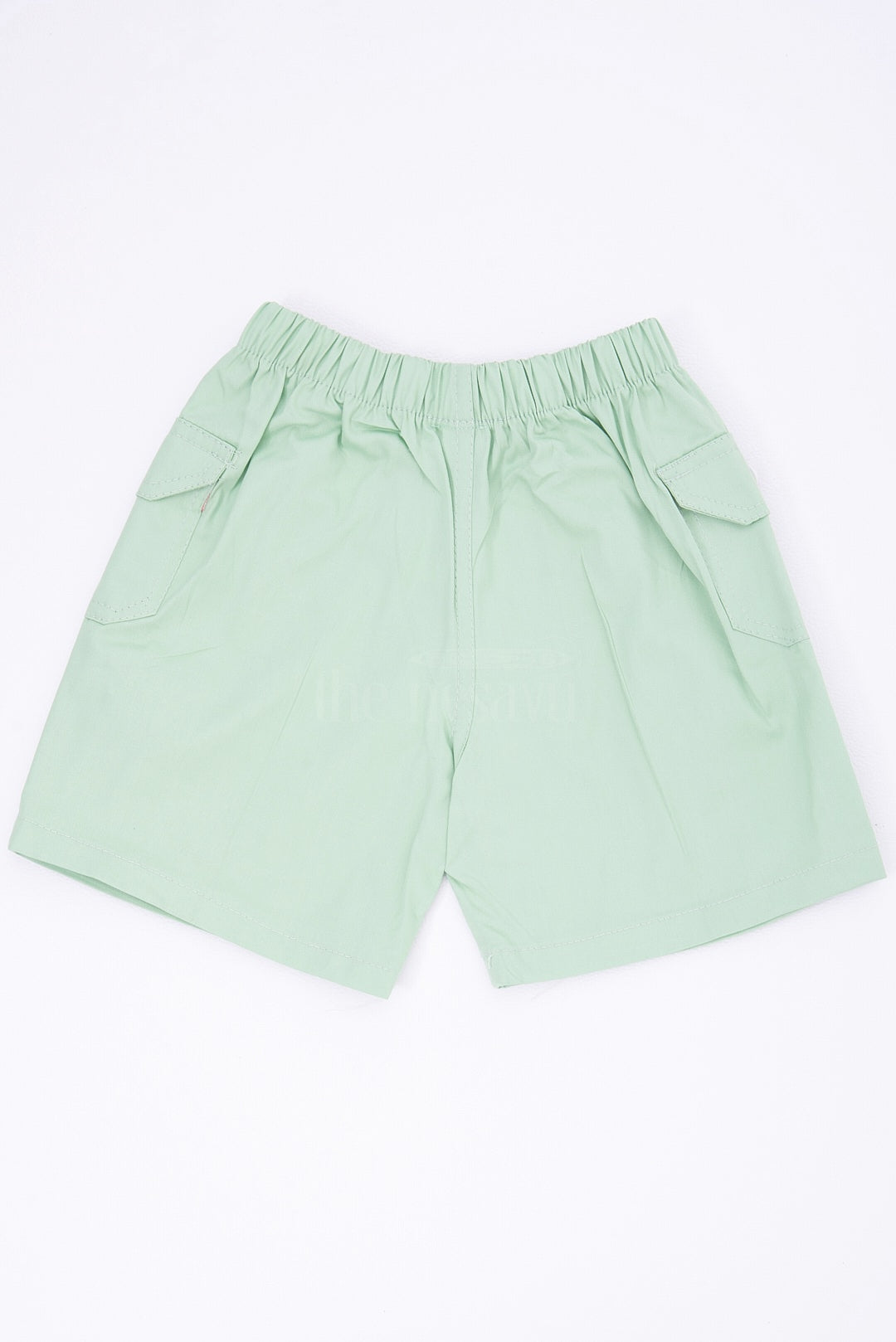 The Nesavu Boys Shorts Pista Green Boys Cotton Shorts with Elastic Waist Nesavu The Nesavu Pista Green Boys Cotton Shorts - Elastic Waist & Stylish Comfort