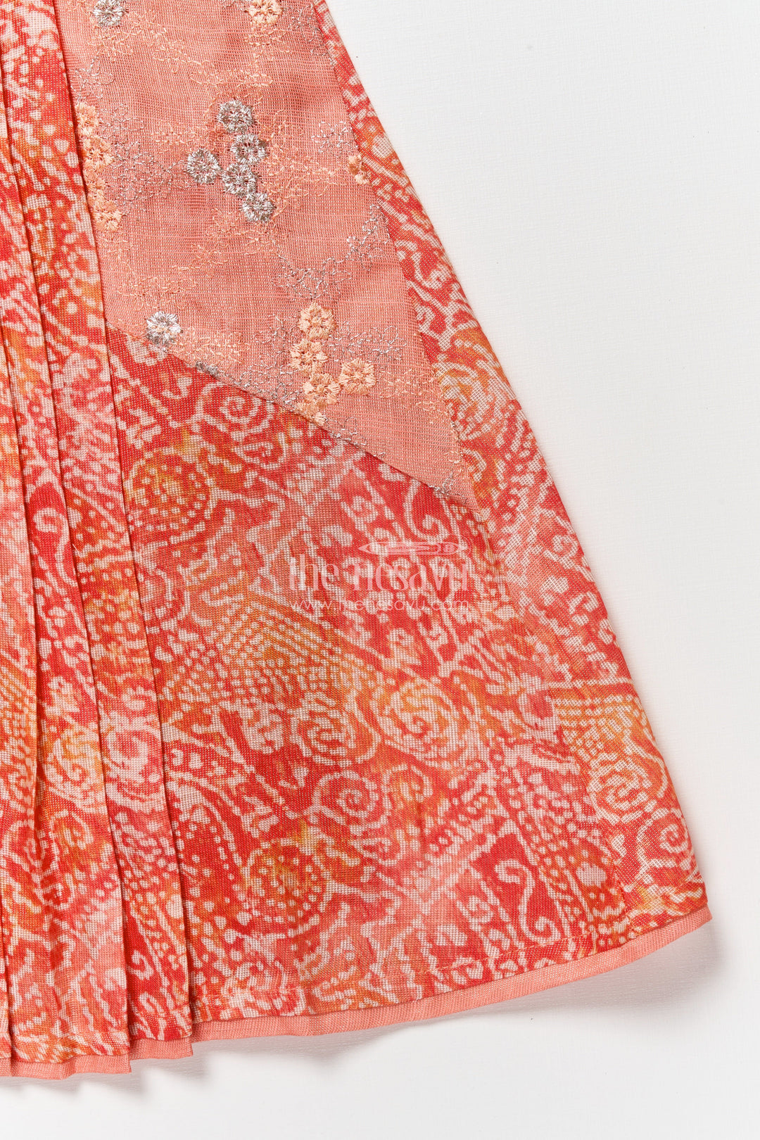 The Nesavu Girls Cotton Frock Printed Cotton Frock for Girls for Summer Outings and School Wear Nesavu Nesavu girls cotton frock digital print ideal playdates school everyday summer wear