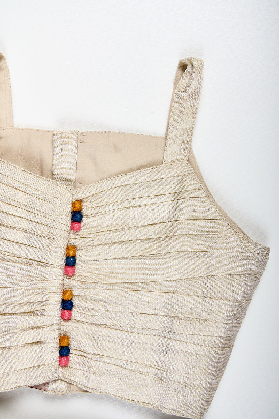 The Nesavu Girls Lehenga Choli Shimmer Embroidered Lehenga Choli for Girls Festive Wedding Wear with Peacock Motifs Nesavu Nesavu Shimmer Embroidered Lehenga Choli Girls Festive Wedding Wear Peacock Motifs