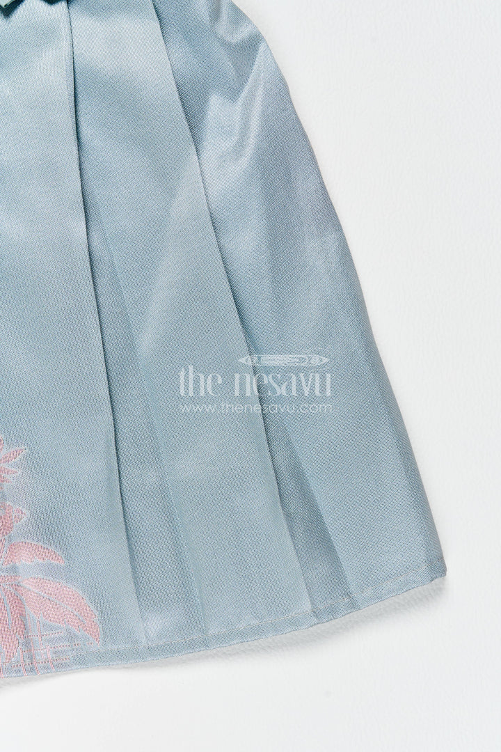 The Nesavu Girls Kanchi Silk Frock Silk Frock for Girls in Pink for Traditional Events Nesavu Nesavu Silk Frock For Girls In Pink For Parties And Memorable Photos