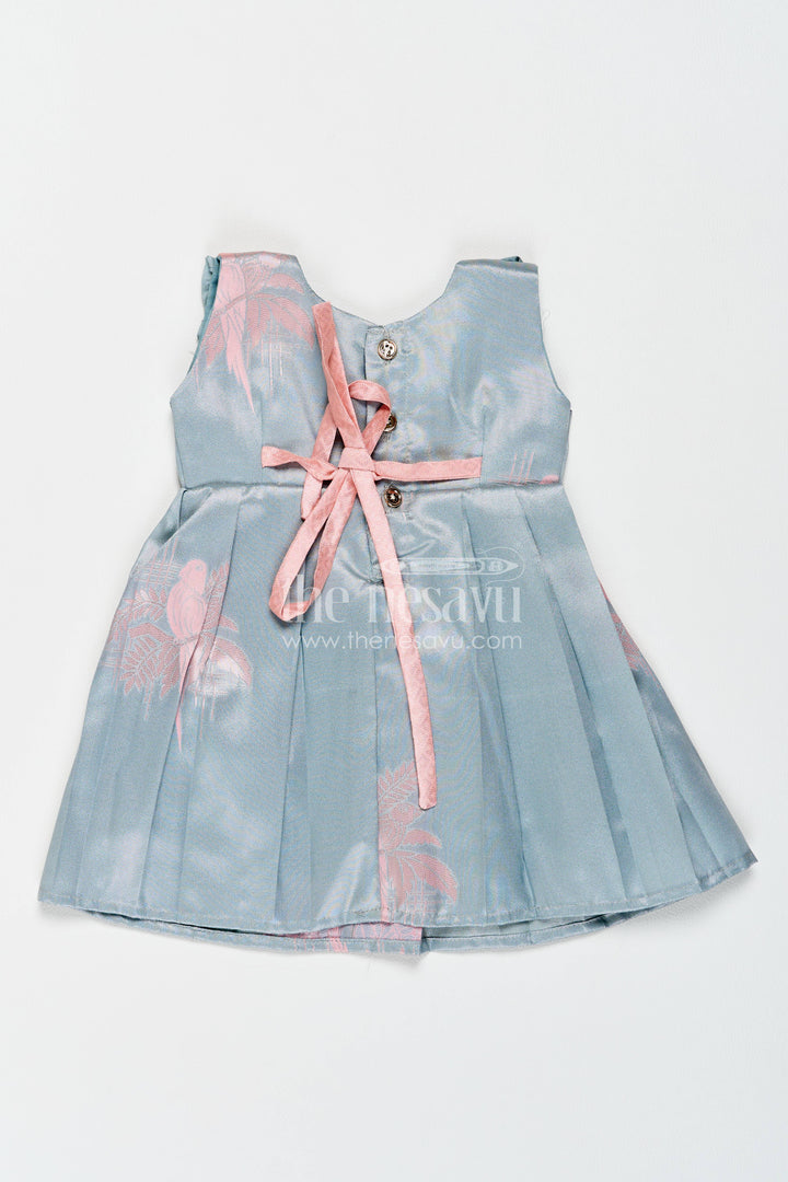 The Nesavu Girls Kanchi Silk Frock Silk Frock for Girls in Pink for Traditional Events Nesavu Nesavu Silk Frock For Girls In Pink For Parties And Memorable Photos