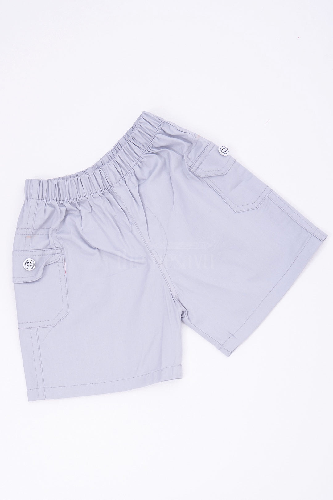 The Nesavu Boys Shorts Sky Blue Boys Pure Cotton Shorts with Elastic Waist Nesavu The Nesavu Sky Blue Boys Pure Cotton Shorts - Elastic Waist Comfort