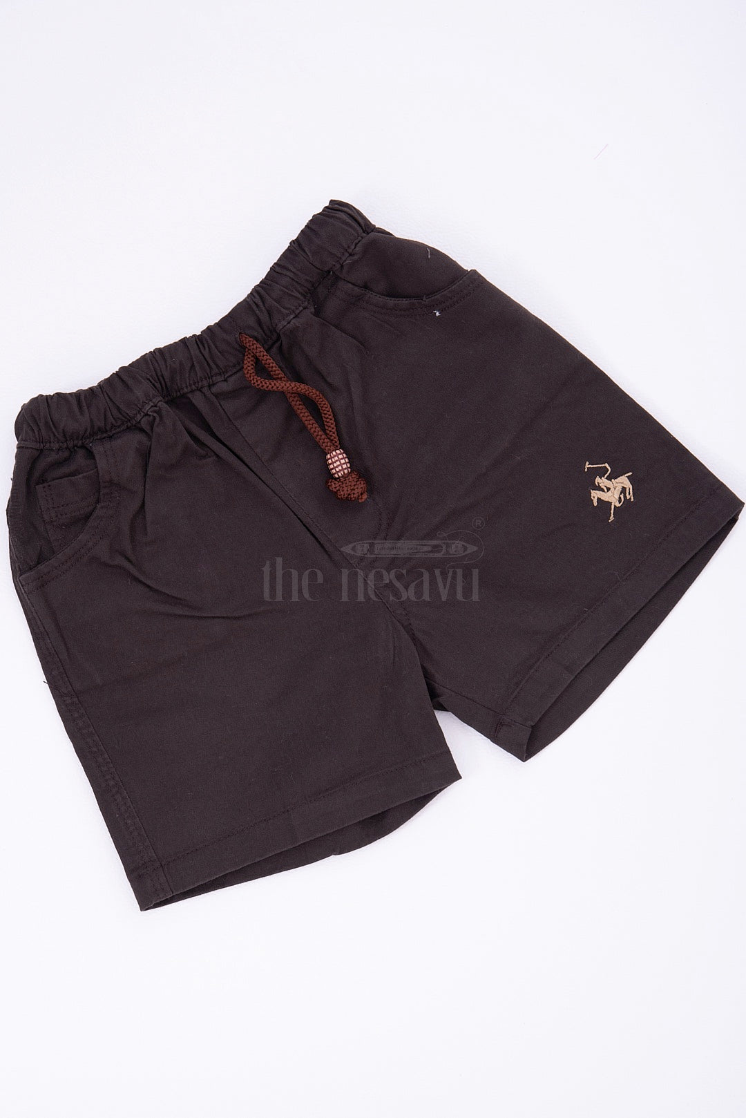 The Nesavu Boys Shorts Sleek Black Kids Boys Shorts Nesavu Sleek Black Kids Shorts - Versatile and Comfortable