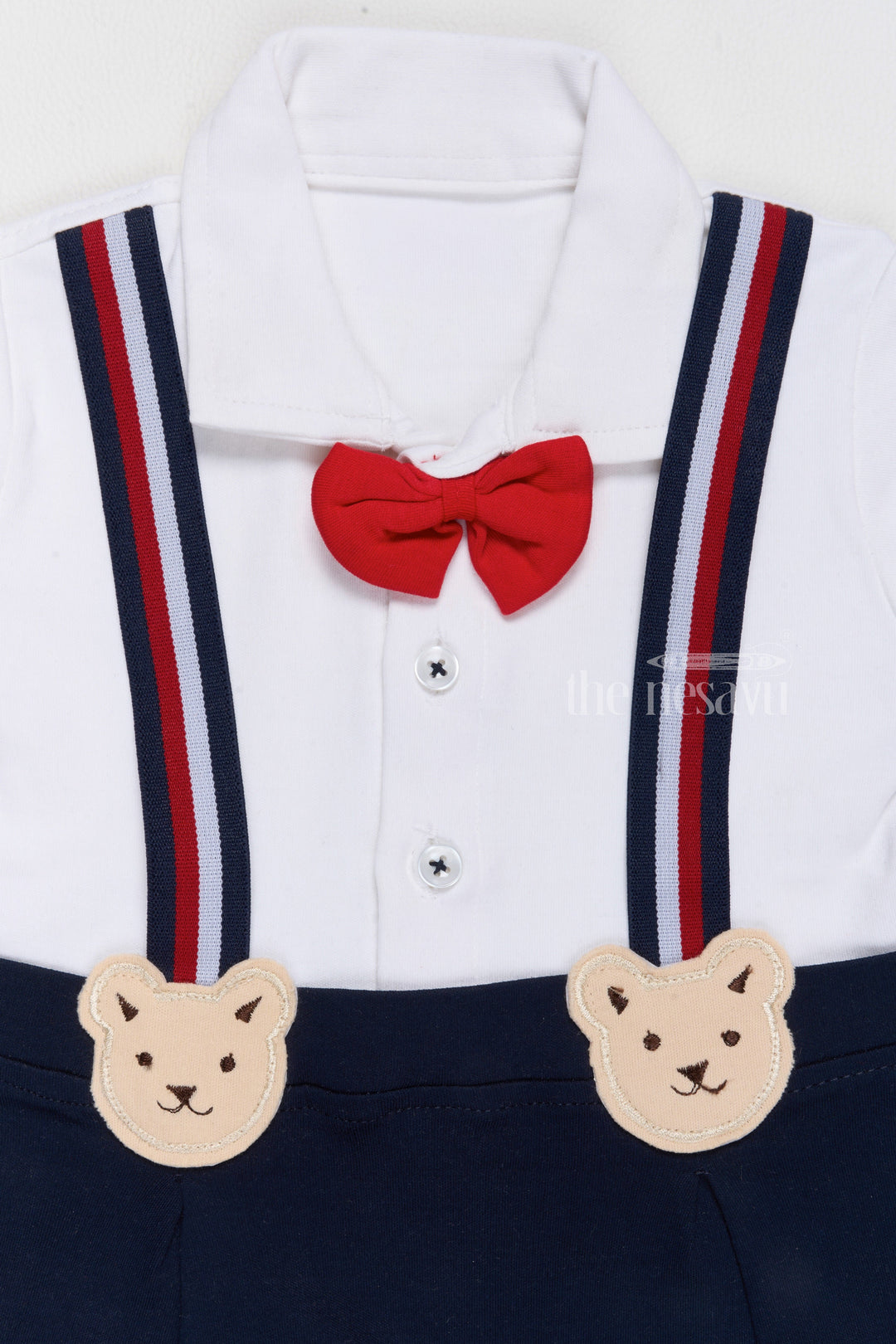 The Nesavu Baby Casual Sets Stylish Tomboy Casual Outfits for Babies with Adorable Teddy Embellishments Nesavu Shop Adorable Tomboy Casual Outfits Babies Cotton Comfort Teddy Details | The Nesavu