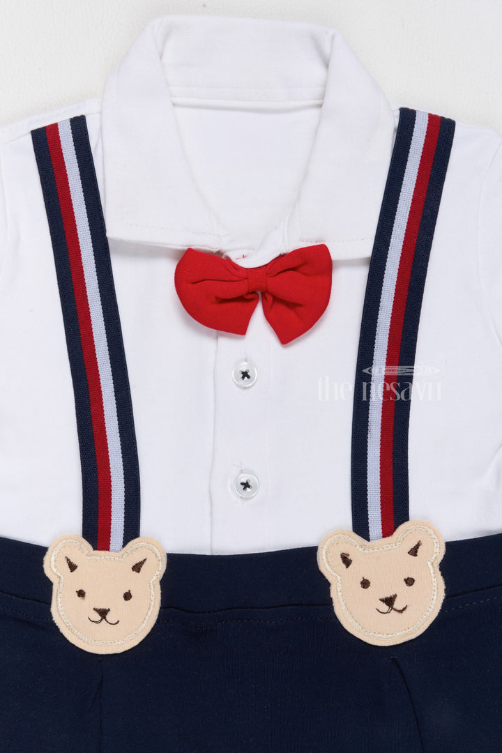 The Nesavu Baby Casual Sets Stylish Tomboy Casual Outfits for Babies with Adorable Teddy Embellishments Nesavu Shop Adorable Tomboy Casual Outfits Babies Cotton Comfort Teddy Details | The Nesavu