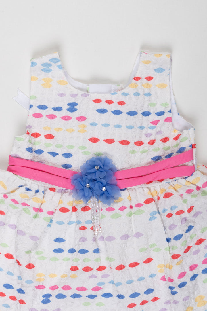 The Nesavu Baby Fancy Frock Summer Splendor Baby Girl Frock - A Kaleidoscope of Comfort Nesavu Shop Designer Baby Girls Dresses | Newborn Frock Collections | Summer Special | The Nesavu