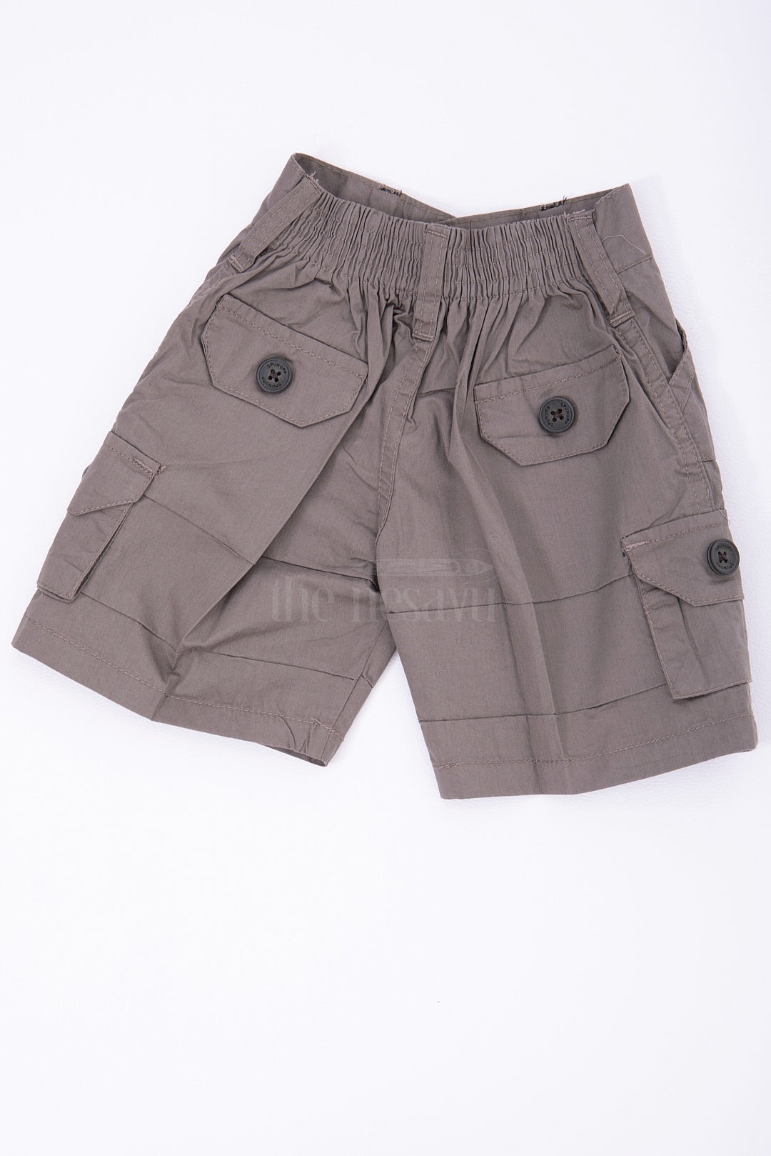 The Nesavu Boys Shorts The Nesavu Gray Cargo Cotton Boys Daily Wear Shorts Nesavu The Nesavu Gray Cargo Cotton Boys Daily Wear Shorts