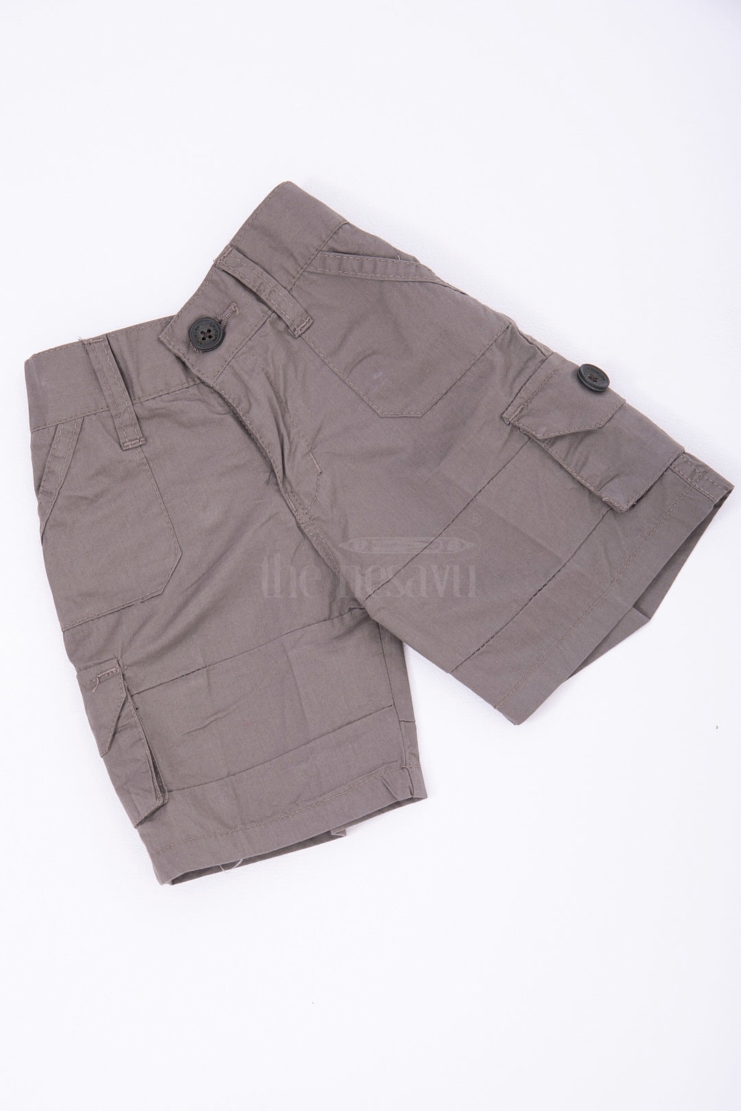 The Nesavu Boys Shorts The Nesavu Gray Cargo Cotton Boys Daily Wear Shorts Nesavu The Nesavu Gray Cargo Cotton Boys Daily Wear Shorts