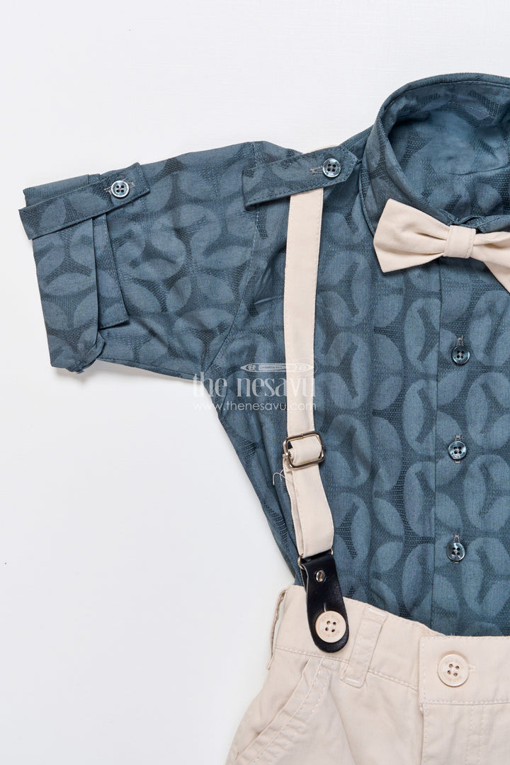 The Nesavu Boys Casual Set Toddler Boys Casual Cotton Outfit for Festive Gatherings Nesavu Nesavu toddler boys casual cotton set festive gatherings everyday wear