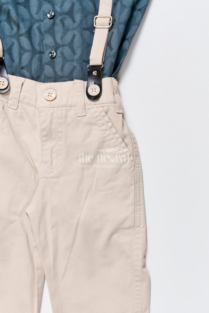 The Nesavu Boys Casual Set Toddler Boys Casual Cotton Outfit for Festive Gatherings Nesavu Nesavu toddler boys casual cotton set festive gatherings everyday wear