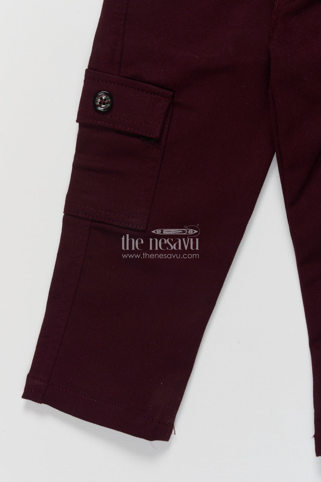 The Nesavu Boys Casual Set Toddler Boys Casual Cotton Outfit with Embroidery for Everyday Style Nesavu Nesavu toddler boys cotton blend casual outfit palm embroidery all-day comfort