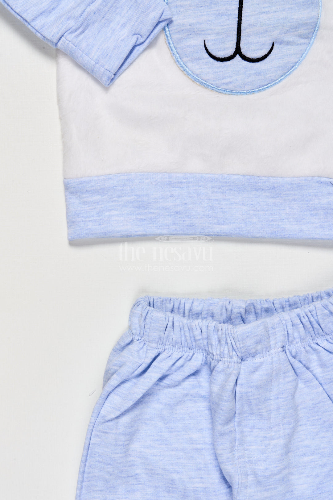 The Nesavu Boys Casual Set Toddler Boys Cotton Jogger Set with Bear Print for Cozy Daily Wear Nesavu Nesavu boys cotton jogger set bear print toddlers  perfect cozy days casual play