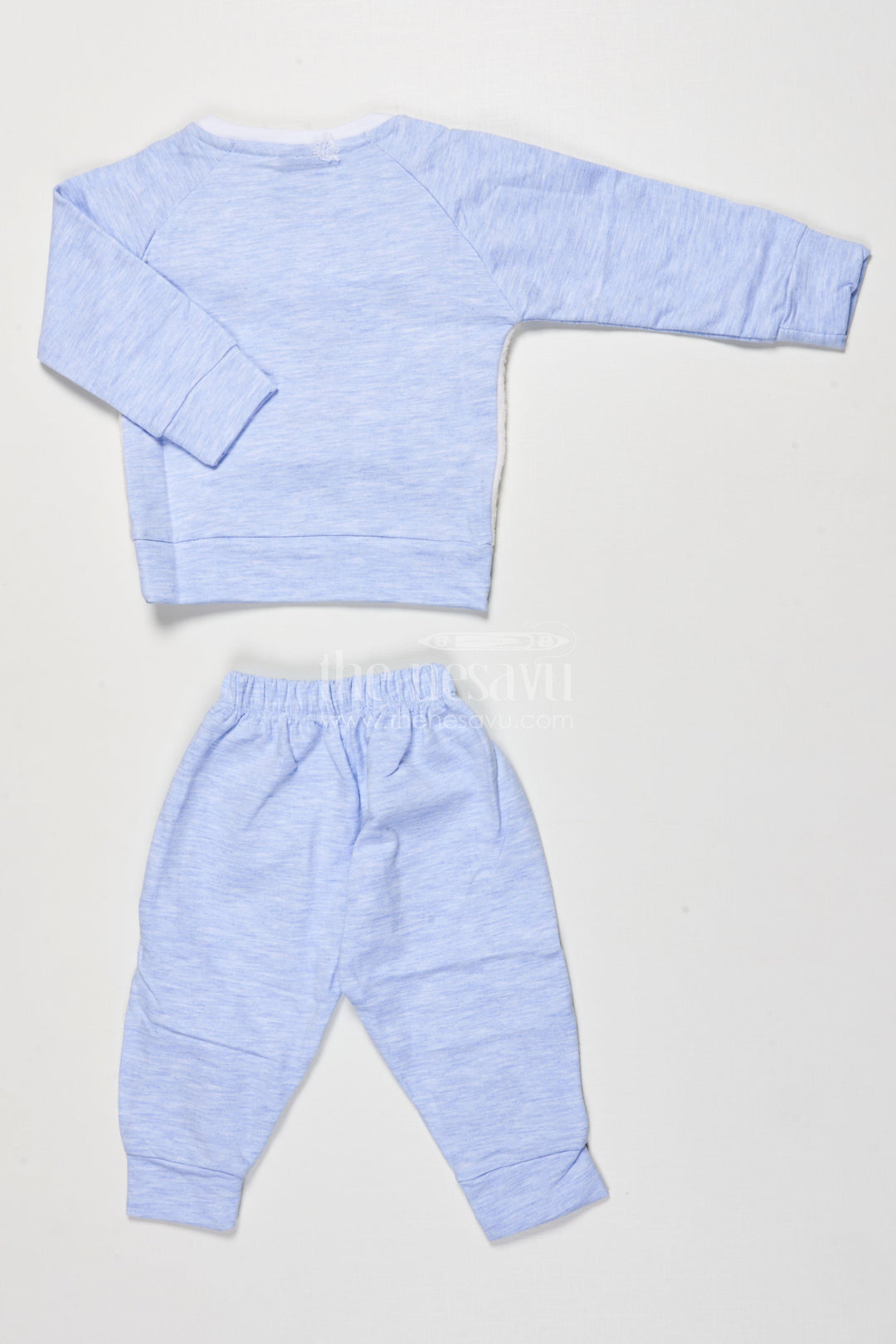 The Nesavu Boys Casual Set Toddler Boys Cotton Jogger Set with Bear Print for Cozy Daily Wear Nesavu Nesavu boys cotton jogger set bear print toddlers  perfect cozy days casual play