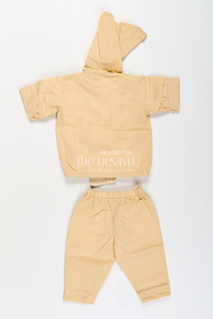 The Nesavu Boys Casual Set Toddler Boys Dinosaur Hoodie Cotton Three-Piece Set Nesavu Nesavu toddler boys cotton dinosaur hoodie, printed T-shirt, and pants three-piece set