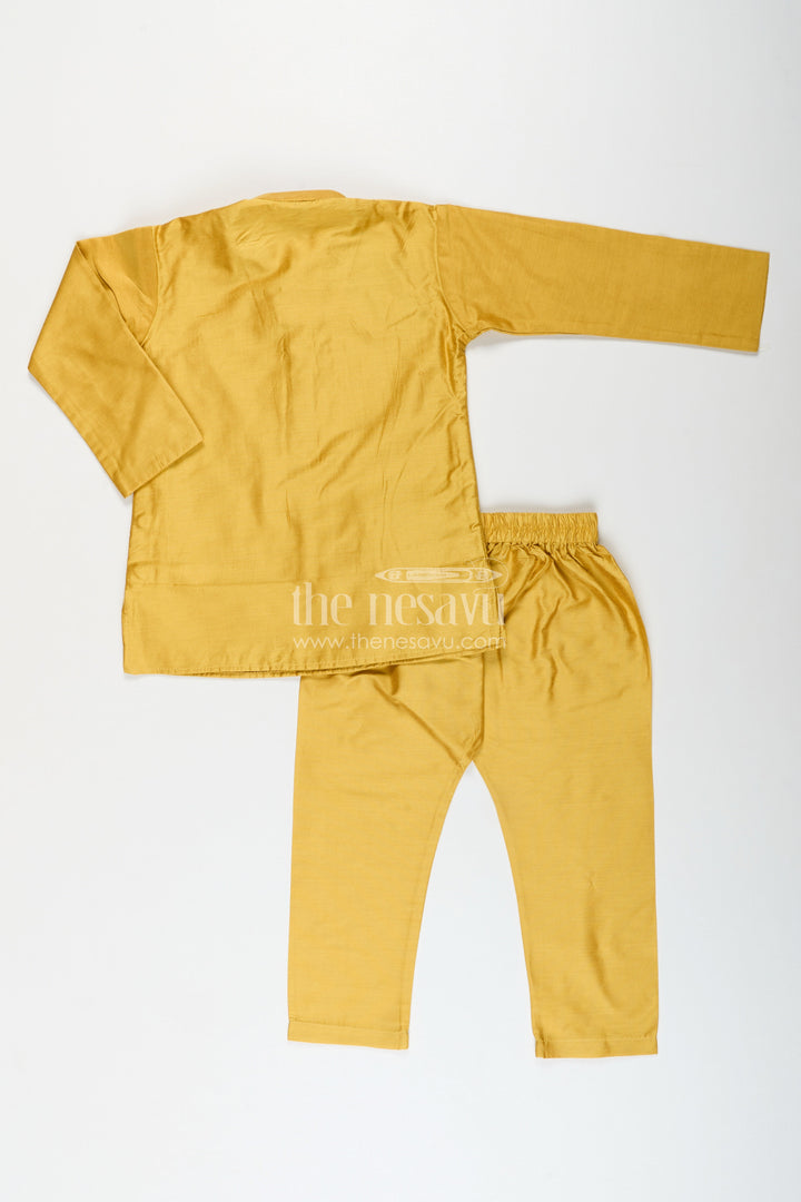 The Nesavu Boys Jacket Sets Toddler boys ethnic jacket set for weddings and festive events Nesavu Nesavu toddler boys ethnic jacket set designer embroidery weddings festivals