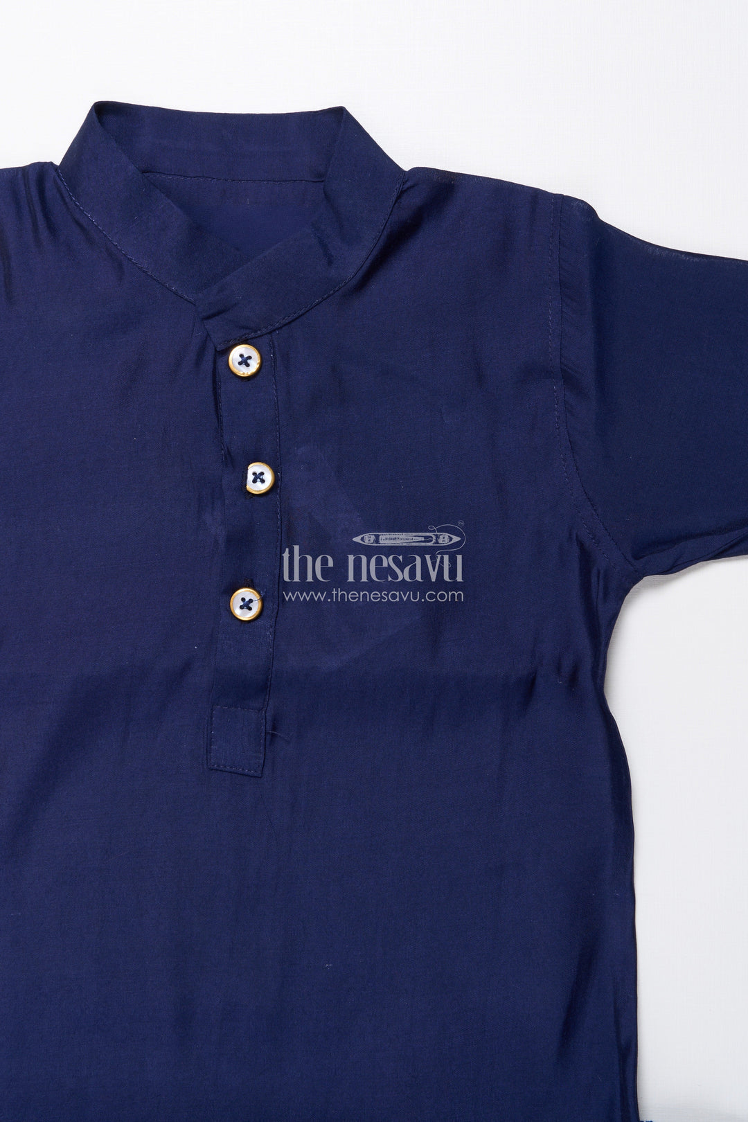 The Nesavu Boys Kurtha Set Toddler Boys Ethnic Kurta Set with Digital Print Jacket for Cultural Events Nesavu Nesavu toddler boys kurta set printed jacket festive functions school ethnic days