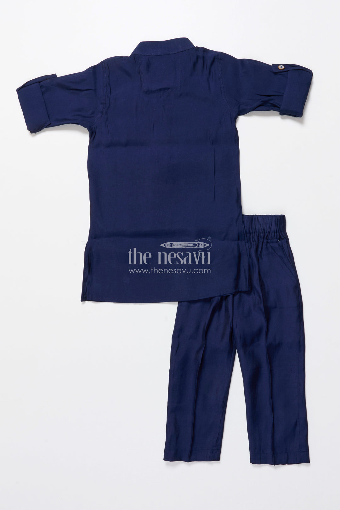 The Nesavu Boys Kurtha Set Toddler Boys Ethnic Kurta Set with Digital Print Jacket for Cultural Events Nesavu Nesavu toddler boys kurta set printed jacket festive functions school ethnic days